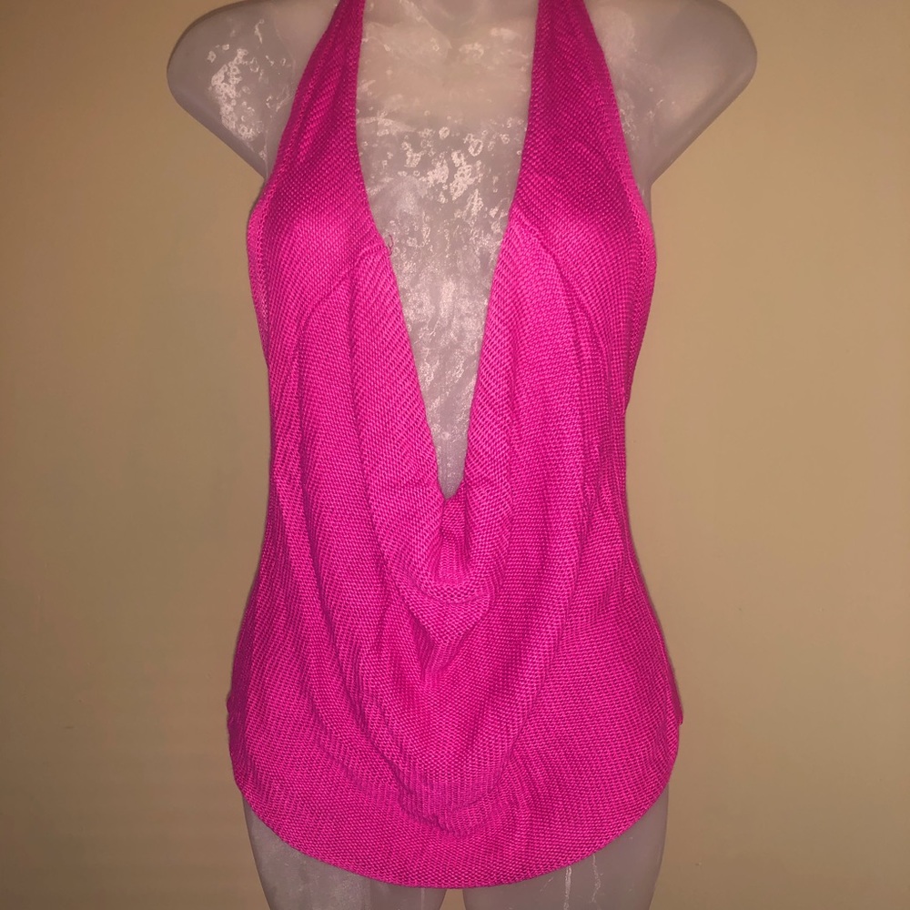 Cow neck halter top
